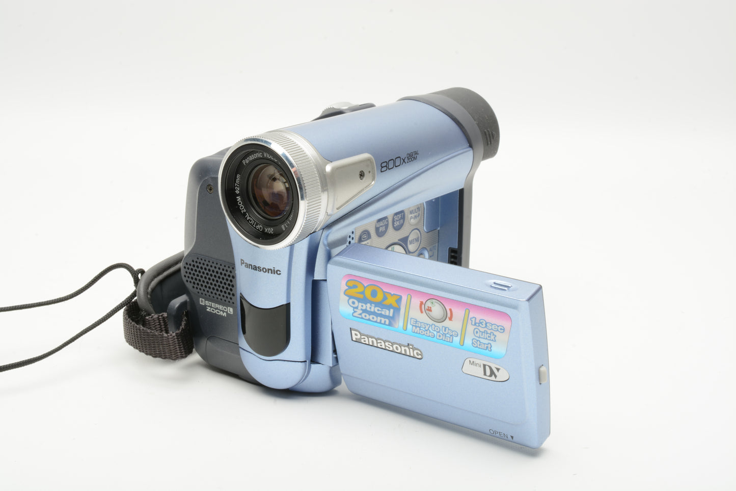 Panasonic PV-GS9 Mini DV Camcorder, Batt+charger+AV cables, Tested