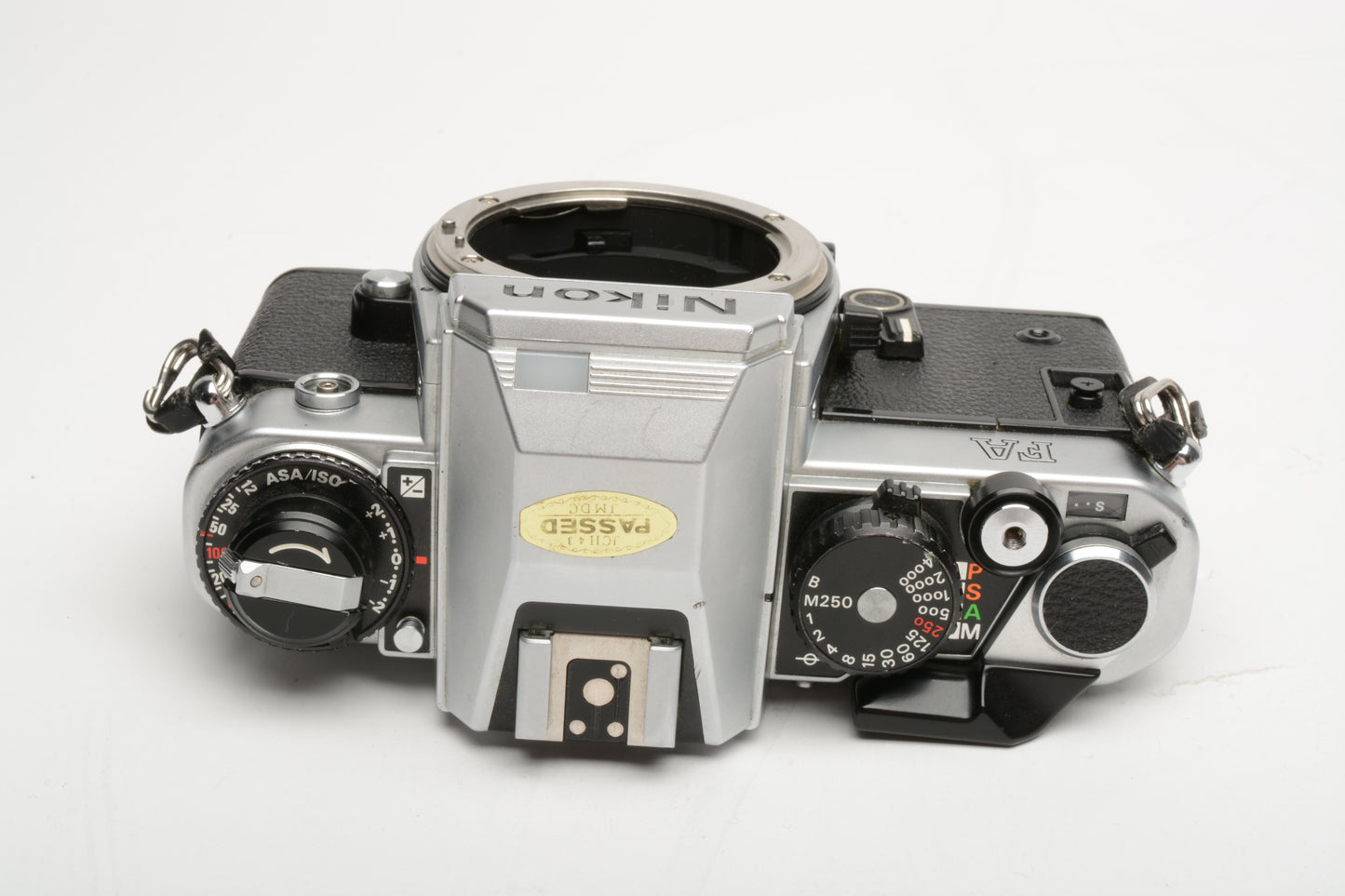 Nikon FA 35mm SLR Chrome Body Only w/new seals, Tested, Very Nice!