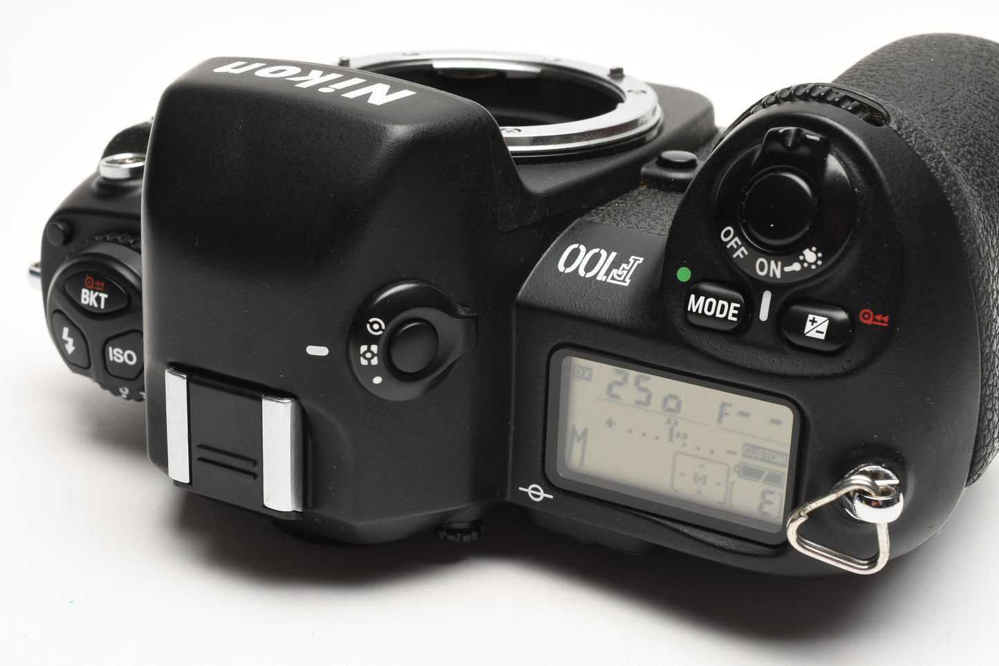 Nikon F100 35mm SLR body, fully tested, great! Very Clean w/Book, Great!