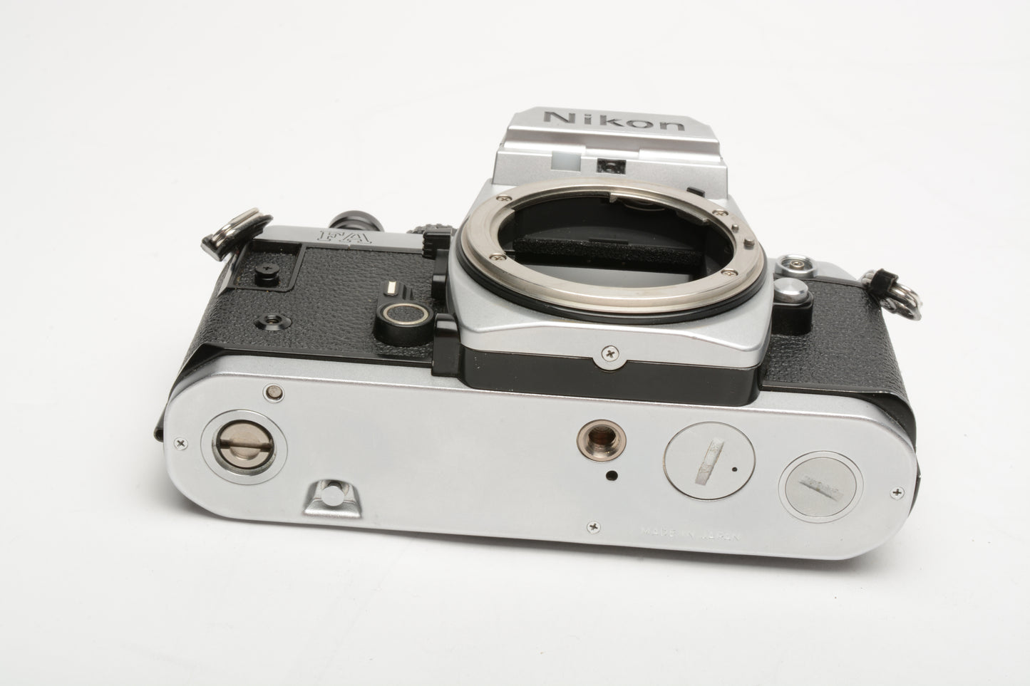 Nikon FA 35mm SLR Chrome Body Only w/new seals, Tested, Very Nice!