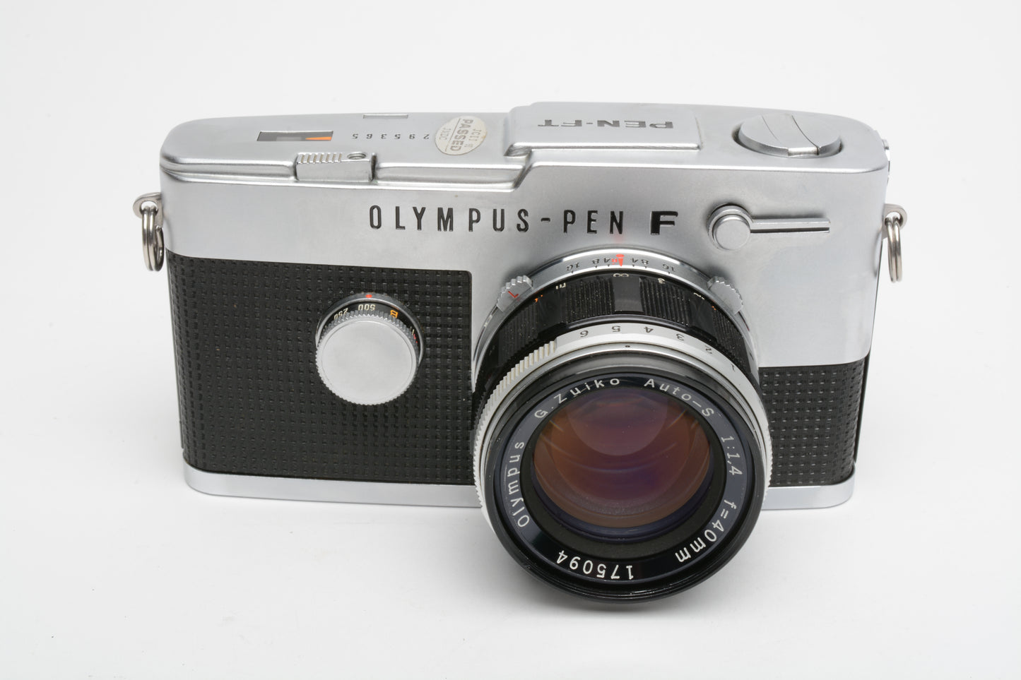 Olympus PEN-FT 35mm 1/2 Frame 35mm SLR camera w/40mm 1.4, case, Accurate