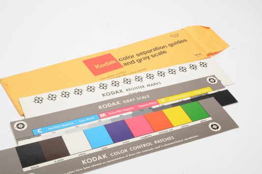 Kodak Color Separation Guide & Gray Scale Q-14, clean