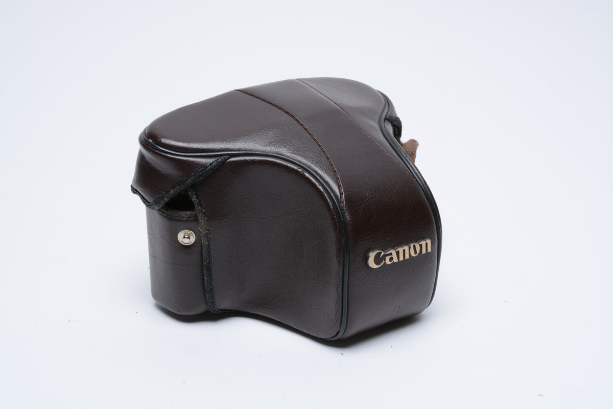 Canon AE-1 AE-1 Program eveready fitted case, Brown, Great