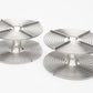 Set of 2 Stainless steel 35mm 36 exp. film developing reels, clean (X2)