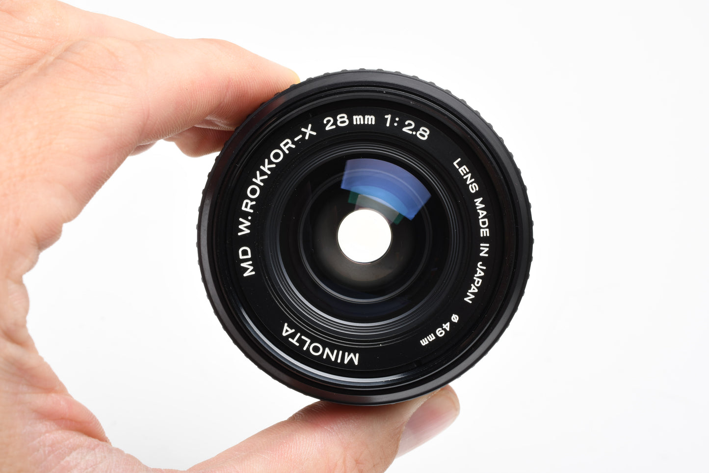 Minolta W.Rokkor-X 28mm f2.8 MD Mount, caps, clean, smooth, sharp +UV