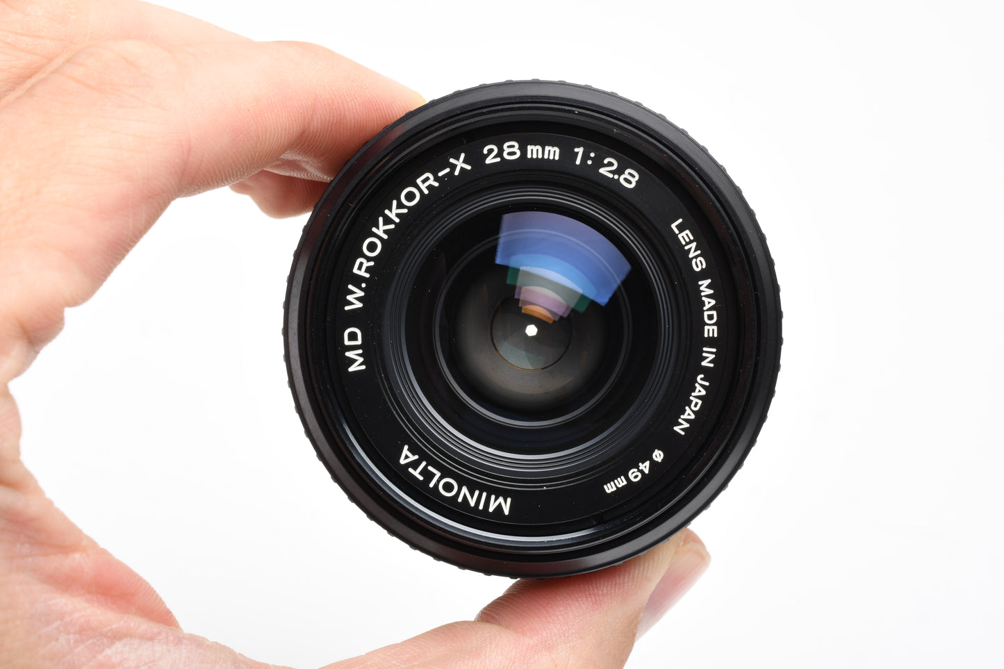 Minolta W.Rokkor-X 28mm f2.8 MD Mount, caps, clean, smooth, sharp +UV