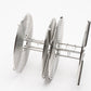 Set of 2 Stainless steel 35mm 36 exp. film developing reels, clean (X2)