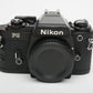 Nikon FG Black 35mm SLR Body, New Seals, tested, nice & clean!