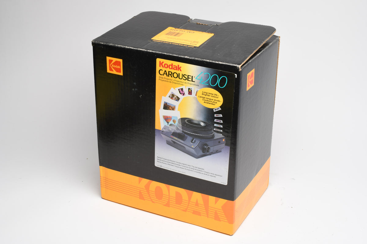 Kodak Carousel 4200 Projector, Lens, Tray, Remote, Tested, Great!