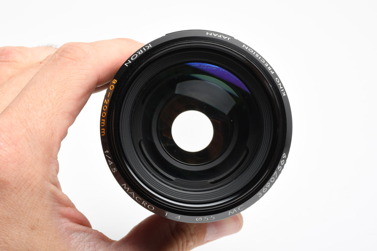 Kiron 80-200mm f4.5 Telephoto Macro Zoom Lens for Minolta MD Mount