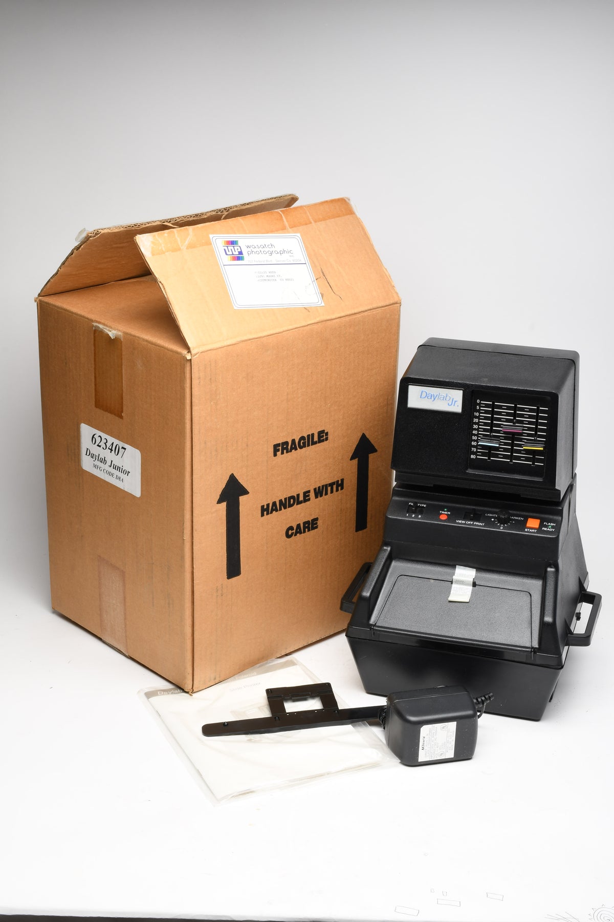 Polaroid Daylab Jr. Slide & Negative Printer, Portable Darkroom & Enlarger, NIB