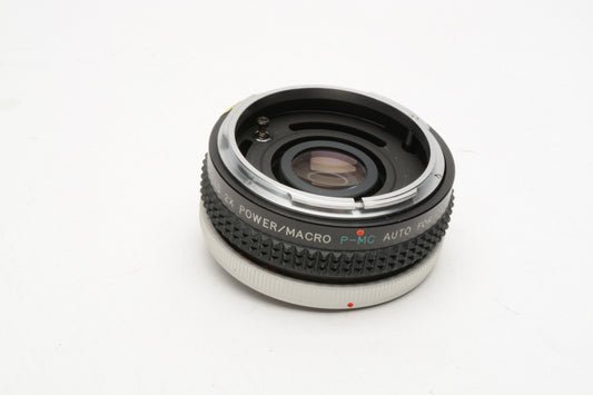 Access 2X 4-Element Macro 2X Converter for Canon FD Mount, Case, Clean