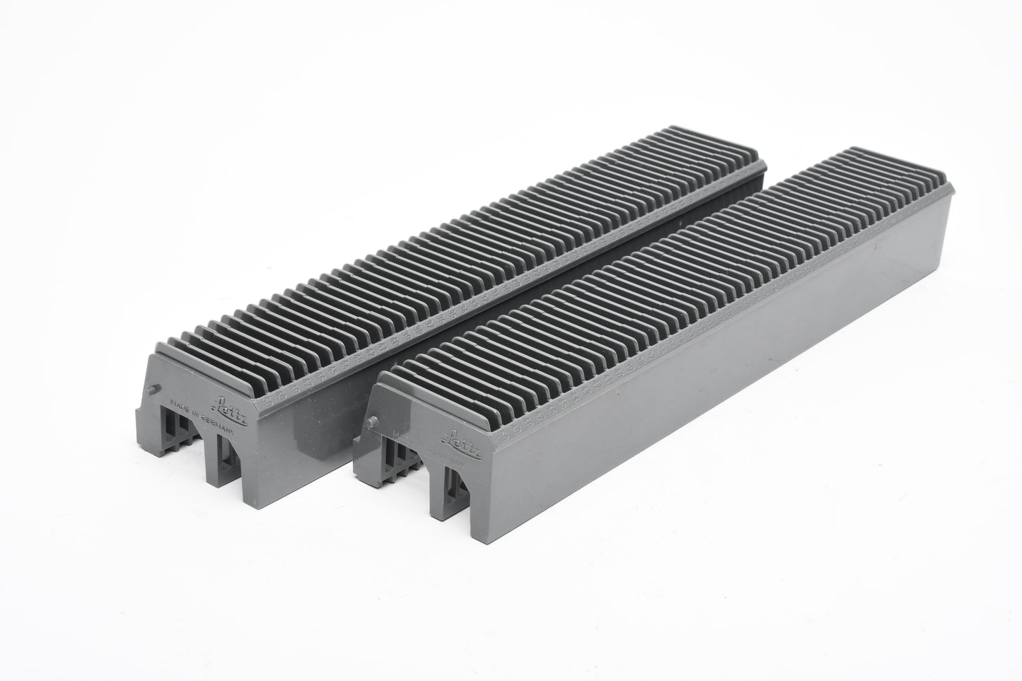 2X Leica Leitz straight trays for 50 35mm slides, Clean