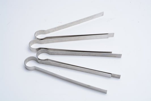 4X Stainless Steel darkroom print tongs, Clean
