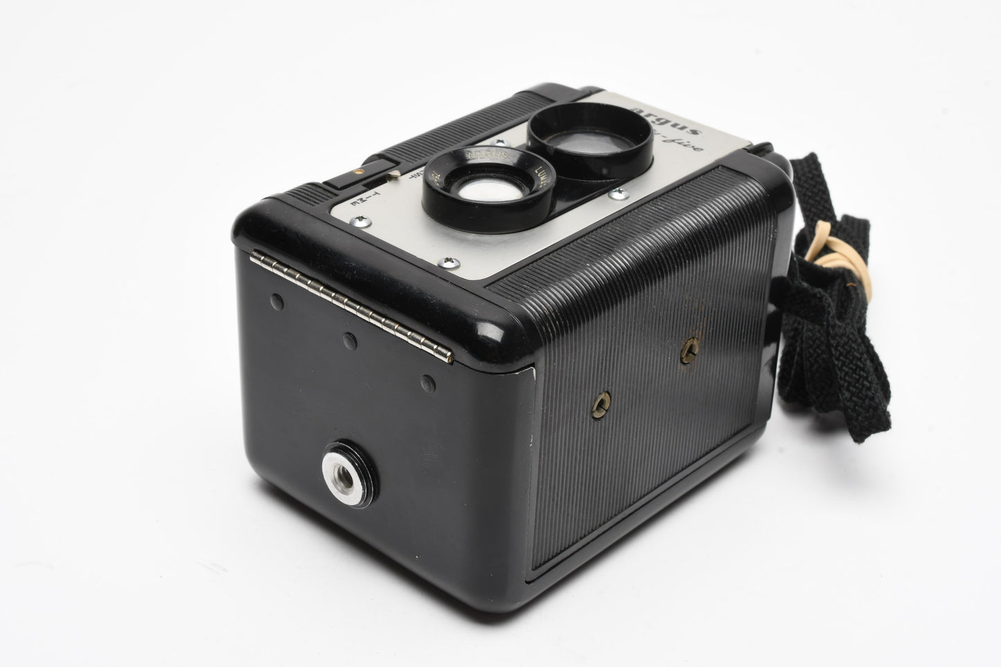 Argus 75 TLR Twin Lens Reflex 620 Film Camera w/Case, works