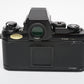 Nikon F3 HP 35mm SLR Body, new seals, manual, strap, tested, accurate, Nice Pro!