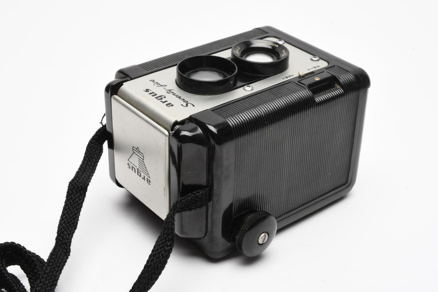 Argus 75 TLR Twin Lens Reflex 620 Film Camera w/Case, works