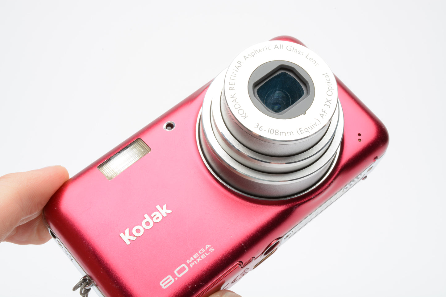 Kodak EasyShare V803 Digital Point&Shoot 8MP (Burgundy) Nice & Clean