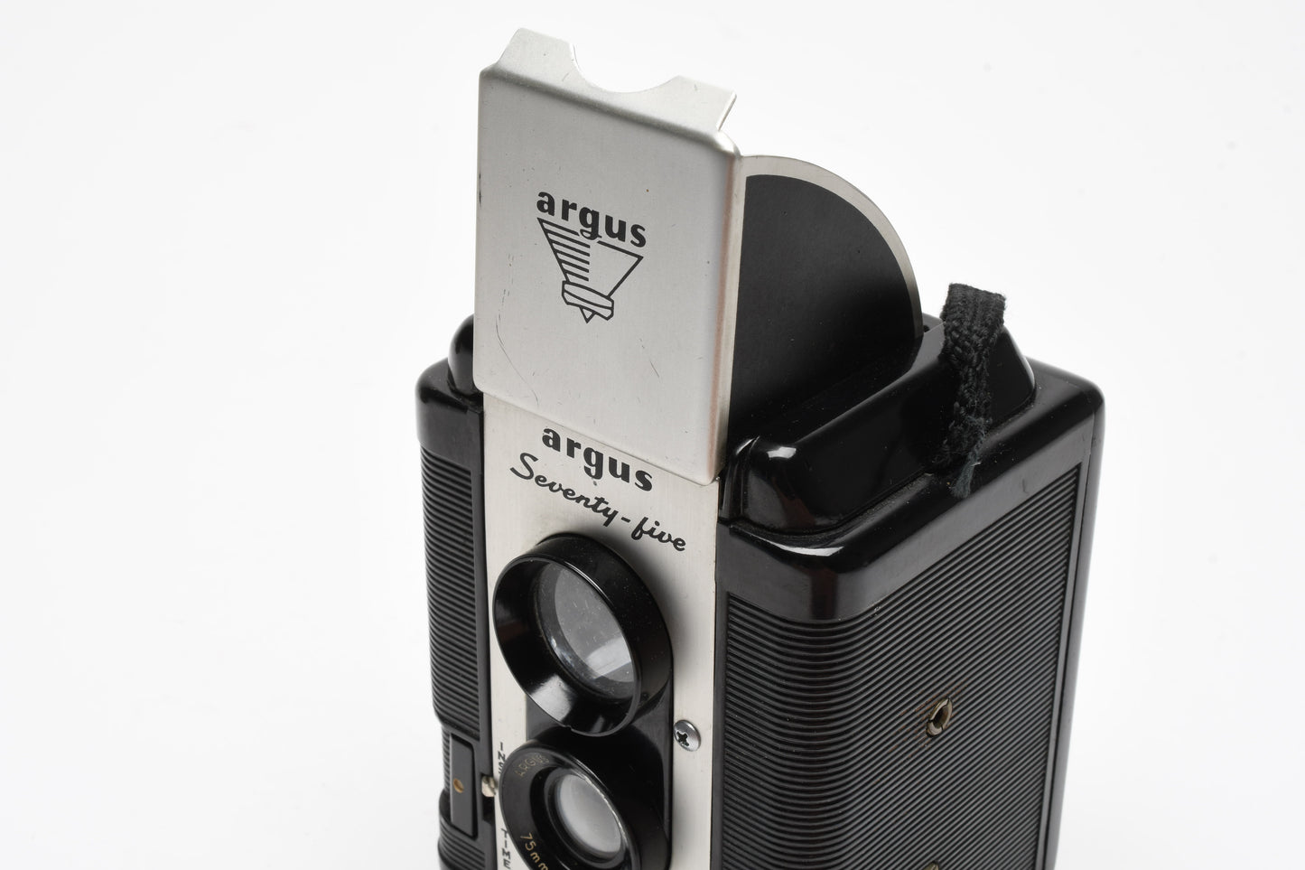 Argus 75 TLR Twin Lens Reflex 620 Film Camera w/Case, works