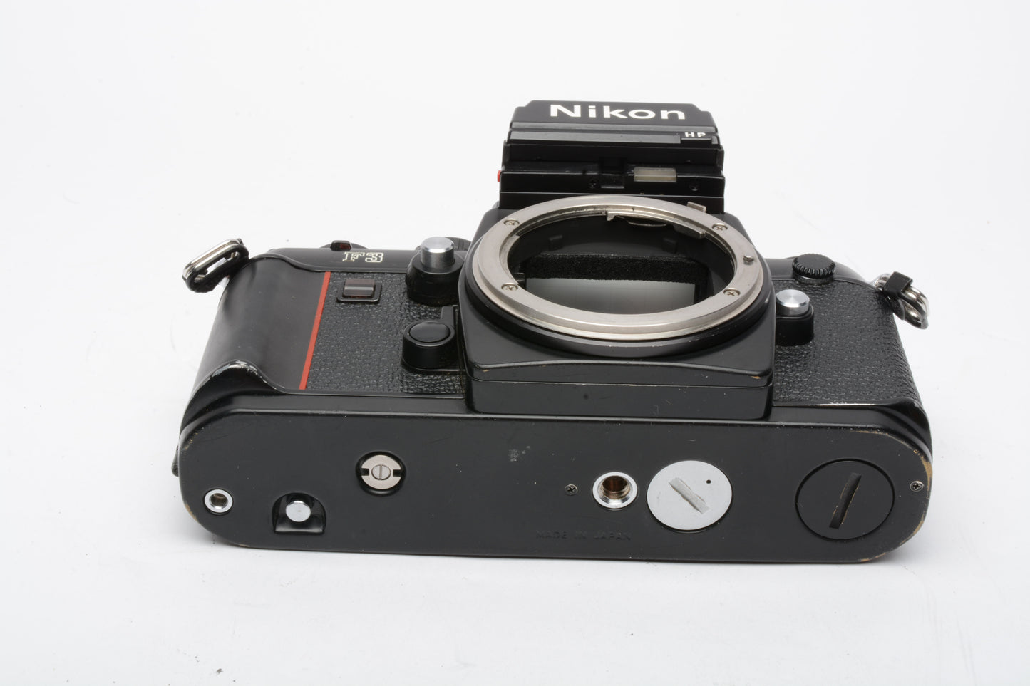 Nikon F3 HP 35mm SLR Body, new seals, manual, strap, tested, accurate, Nice Pro!