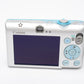 Canon PowerShot SD1200 IS Digital Point&Shoot 10MP camera (Blue) batt, charger, case