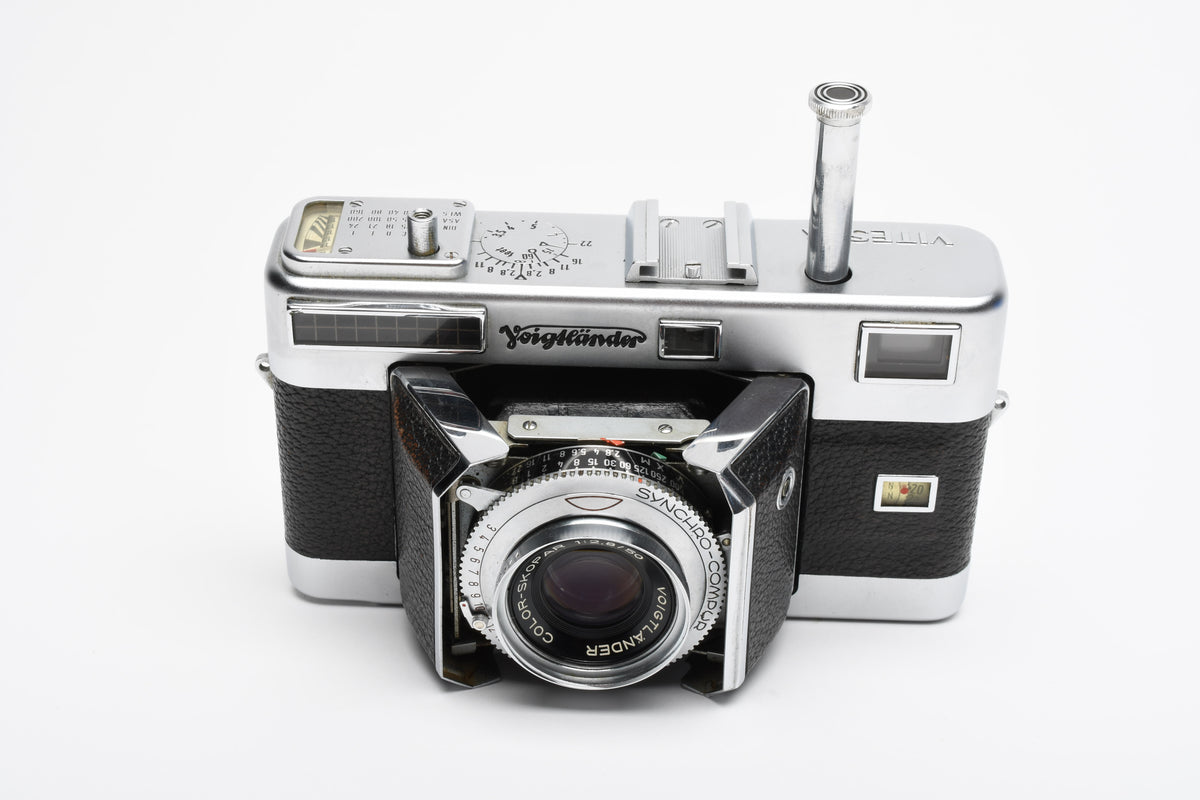 Voigtlander Vitessa 35mm Rangfiner 50mm F2.8 Lens w/Fitted Case, Nice