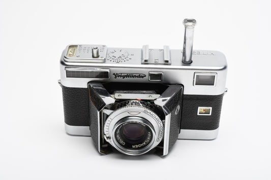 Voigtlander Vitessa 35mm Rangfiner 50mm F2.8 Lens w/Fitted Case, Nice