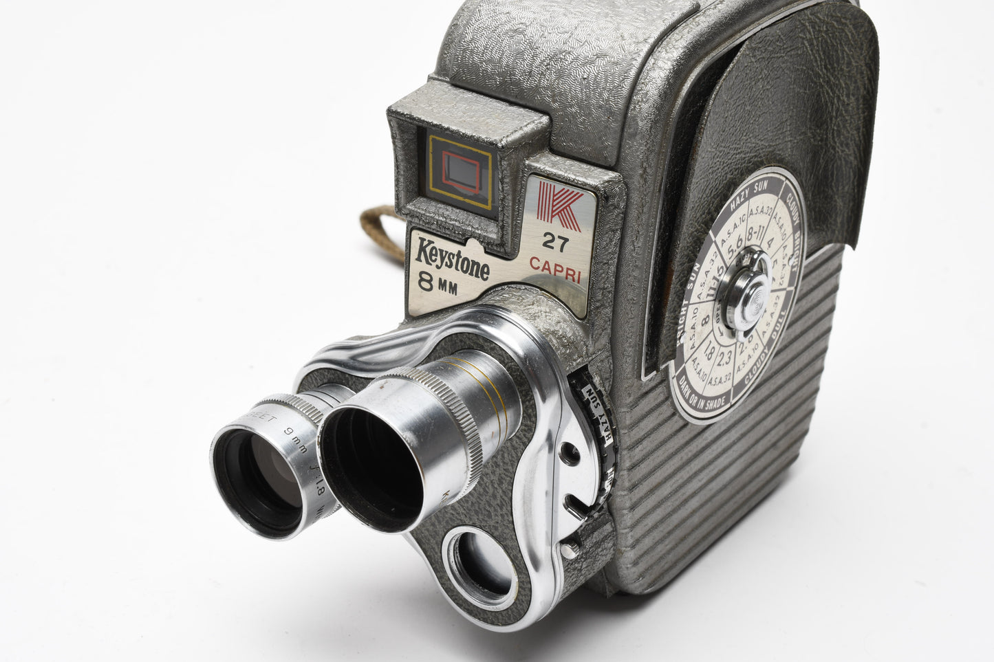 Keystone Capri 27 8mm Movie camera, Case, Works!