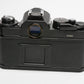 Nikon FE2 35mm SLR Black Camera Body, Tested, Accurate, Nice! New seals