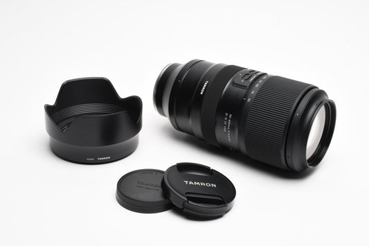 Tamron 50-400mm f4.5-6.3 Di III VC VXD Lens For Sony E, Hood, USA Version
