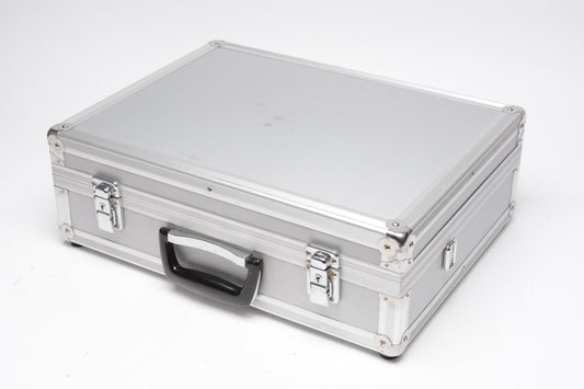 Aluminum camera case ~18 x 13 x 5.5", Missing main foam, good!