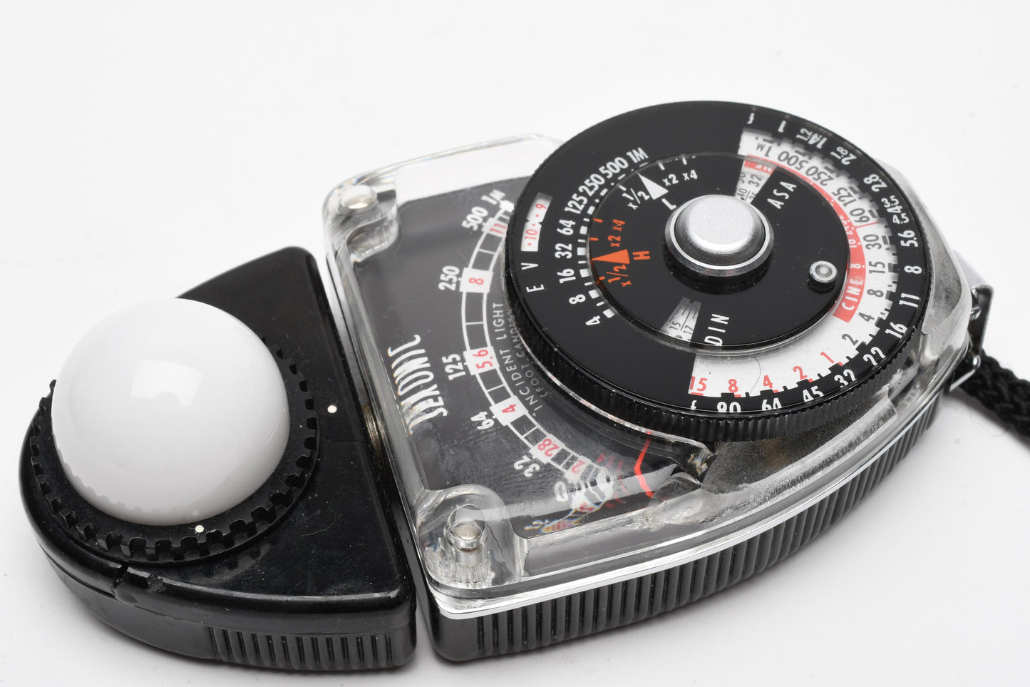 Sekonic Studio Deluxe L-28C2 incident light meter, Slides, Tested, Great!