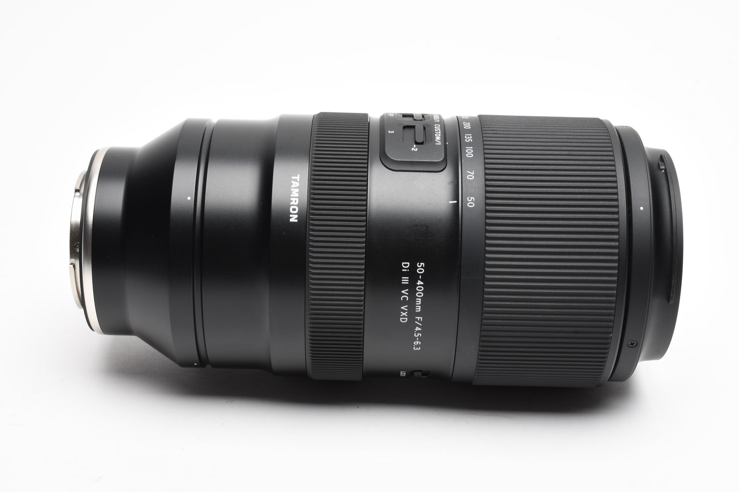 Tamron 50-400mm f4.5-6.3 Di III VC VXD Lens For Sony E, Hood, USA Version