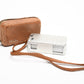 Minolta 16 Subminiature camera, case, UV, strap, Works! Clean