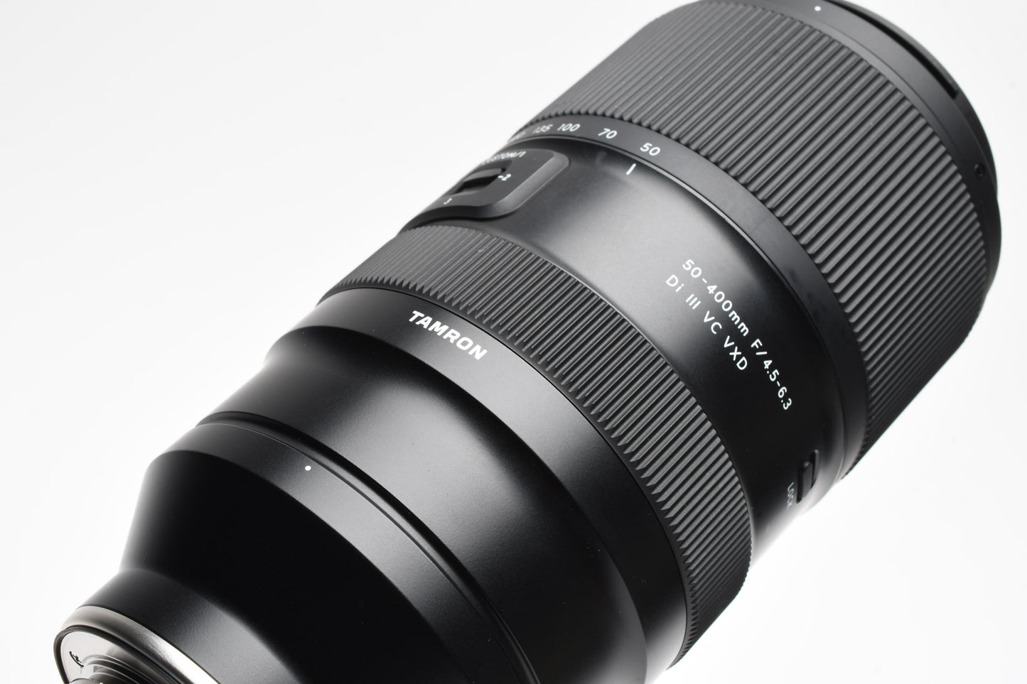 Tamron 50-400mm f4.5-6.3 Di III VC VXD Lens For Sony E, Hood, USA Version