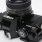 Minolta X700 35mm SLR w/50mm f1.7 lens, strap, UV, new seals, Book, Nice!