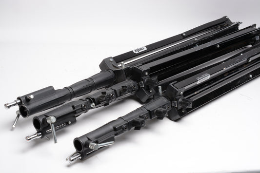 3X TriMax A5310P 9' Heavy duty light stands, Good condition, *Read