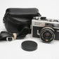 Ricoh 500G 35mm Rangefinder Film Camera w/Rikenon 40mm f2.8+case+new seals