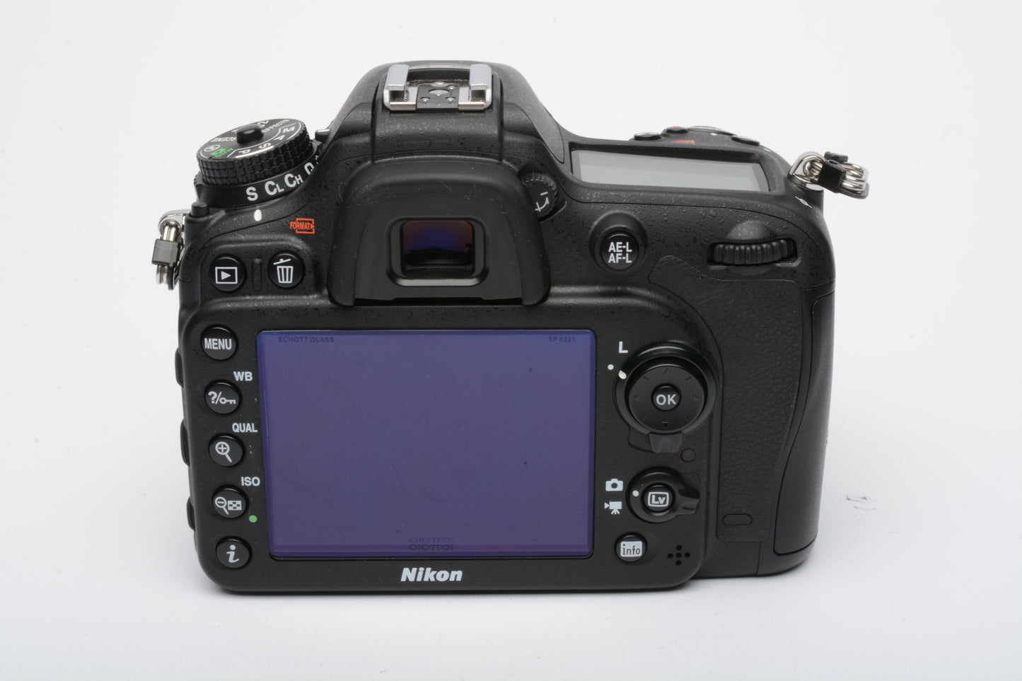 Nikon D7100 DSLR Body Only Batt, charger, Only 7669 Acts!  Fully tested, nice!
