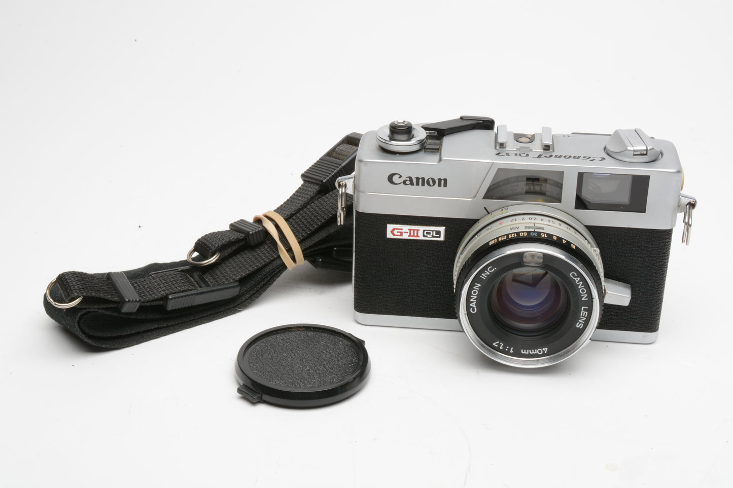 Canonet QL17 GIII Rangefinder Camera with 40mm 1.7 Lens, New seals, tested, great!