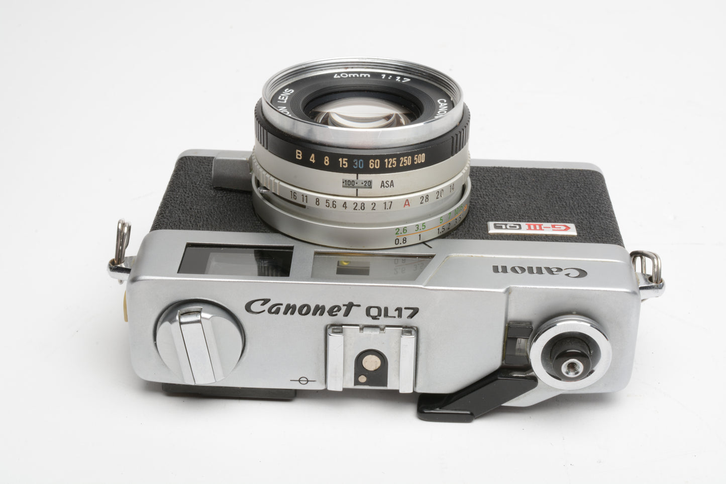 Canonet QL17 GIII Rangefinder Camera with 40mm 1.7 Lens, New seals, tested, great!