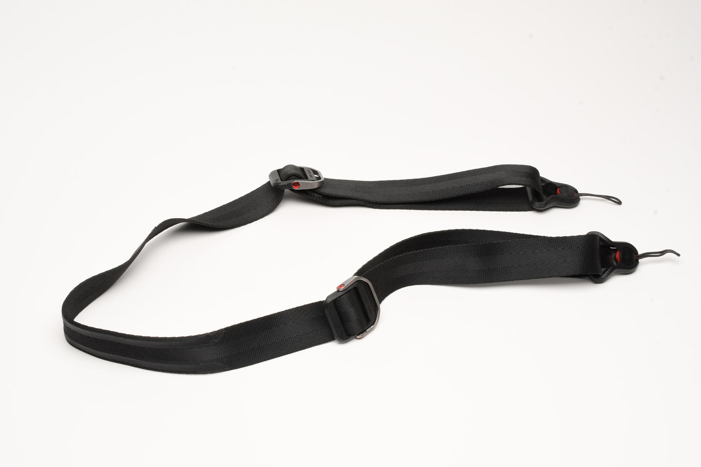 Peak Design Slide camera strap 1/25" wide w/4X anchors (Black), +QR plate