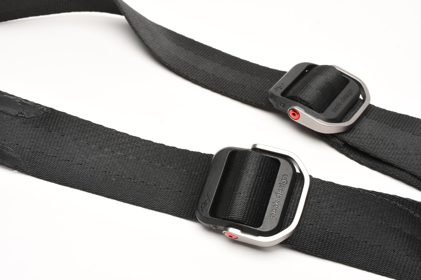 Peak Design Slide camera strap 1/25" wide w/4X anchors (Black), +QR plate