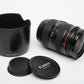 Canon EF 24-70mm f2.8L USM zoom lens, hood, caps, very sharp, Nice