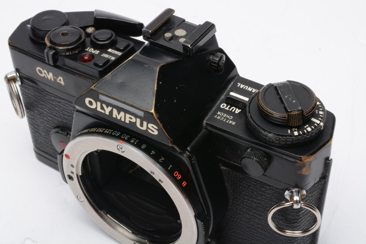 Olympus OM-4 35mm SLR Body Only, new seals, cap, strap, manual, Accurate!