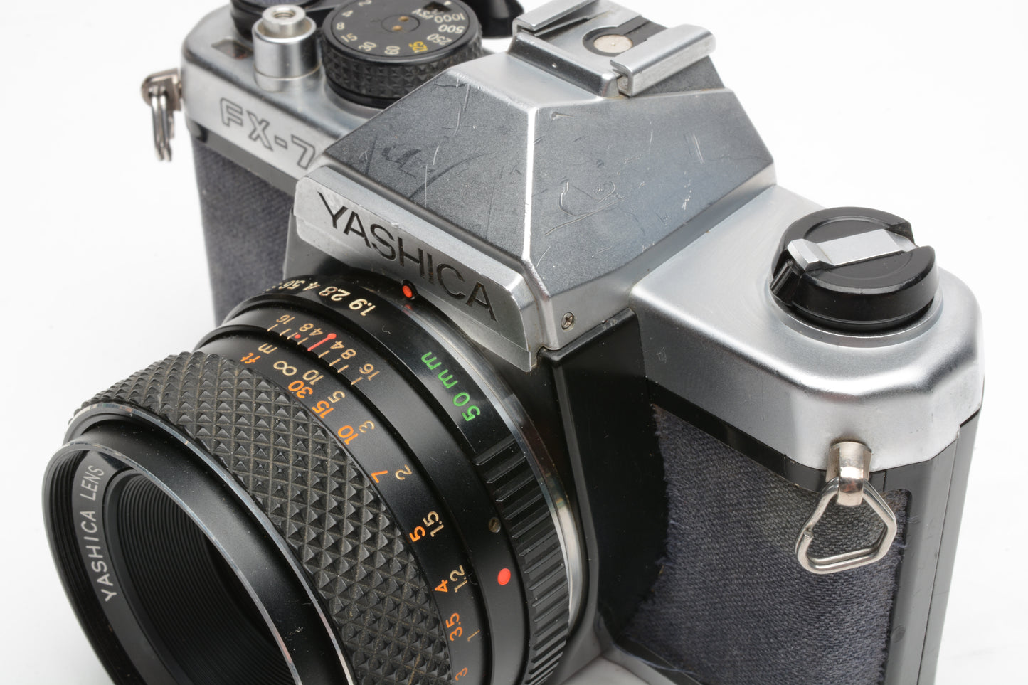 Yashica FX-7 35mm SLR w/50mm F1.9 DSB lens, cap, new seals, tested