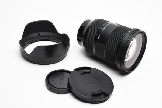Sigma 24-70mm f2.8 DG DN Art Sony E-Mount, Hood, Great!