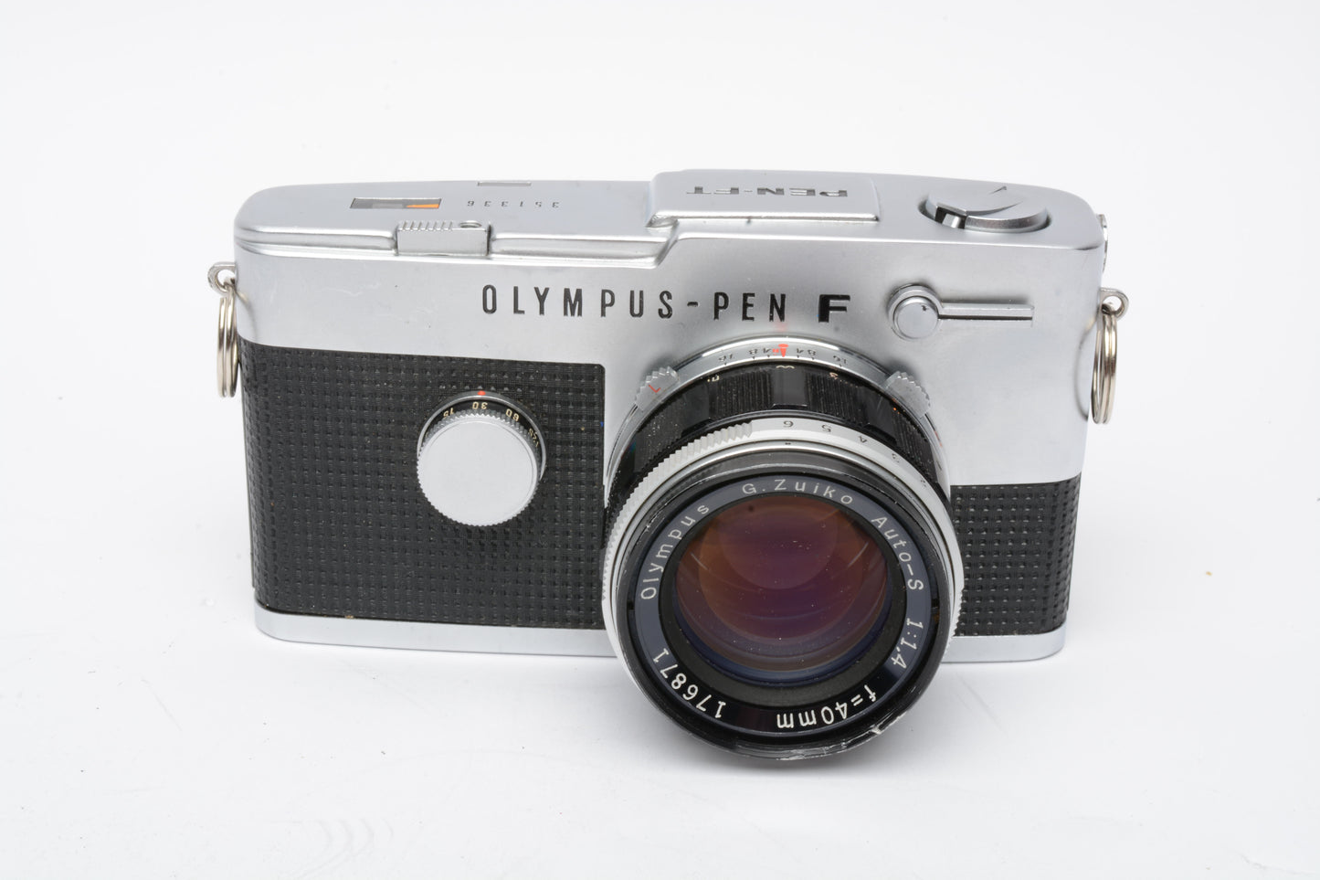 Olympus PEN-FT 35mm 1/2 Frame 35mm SLR camera w/50mm 1.4, 1/2 case, Accurate