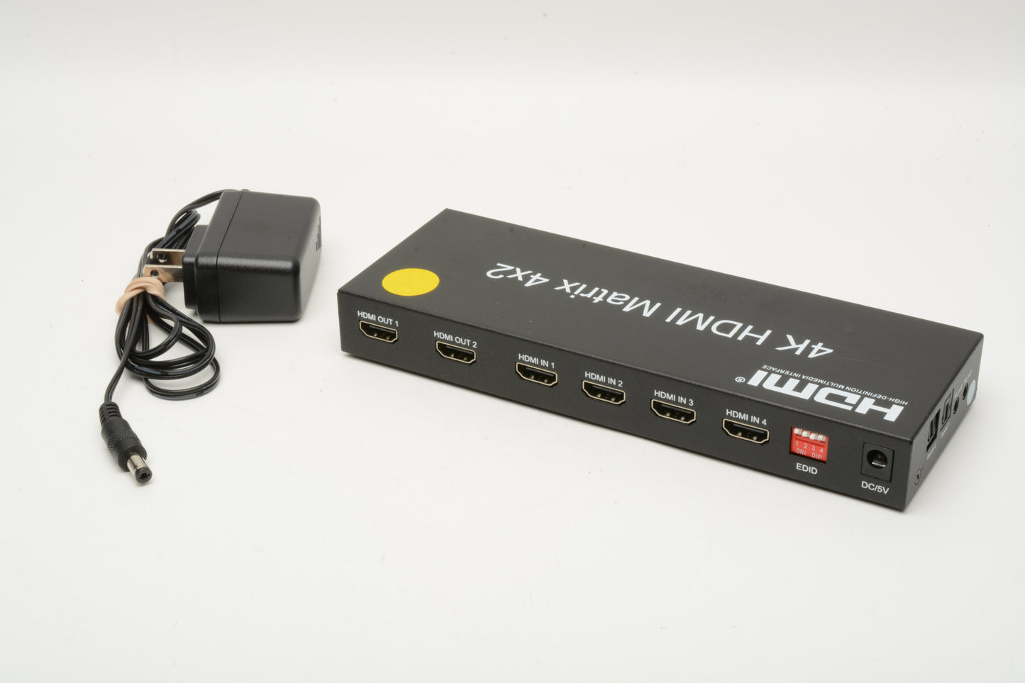 4x2 HDMI Matrix Switch Splitter 4K@60Hz w/Power supply