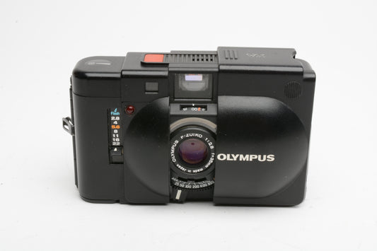 Olympus XA w/A11 flash, new light seals, tested, great! VERY clean